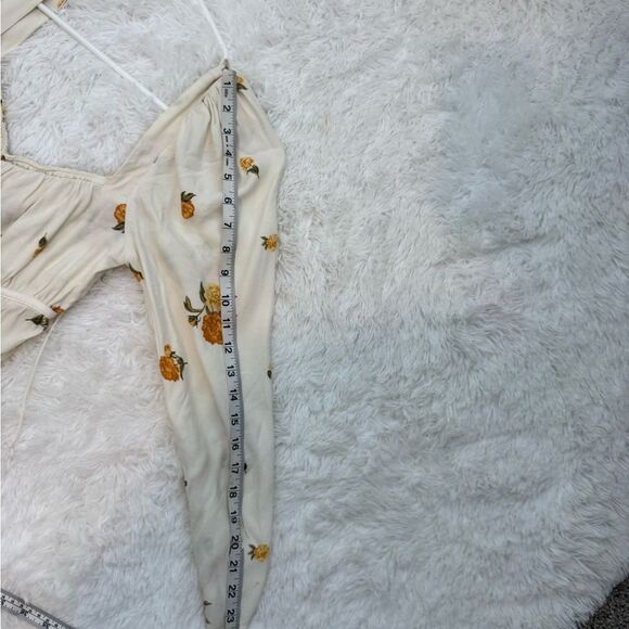 Reformation Plath in Constance Cream Floral Blouse Size S - Picture 14 of 14